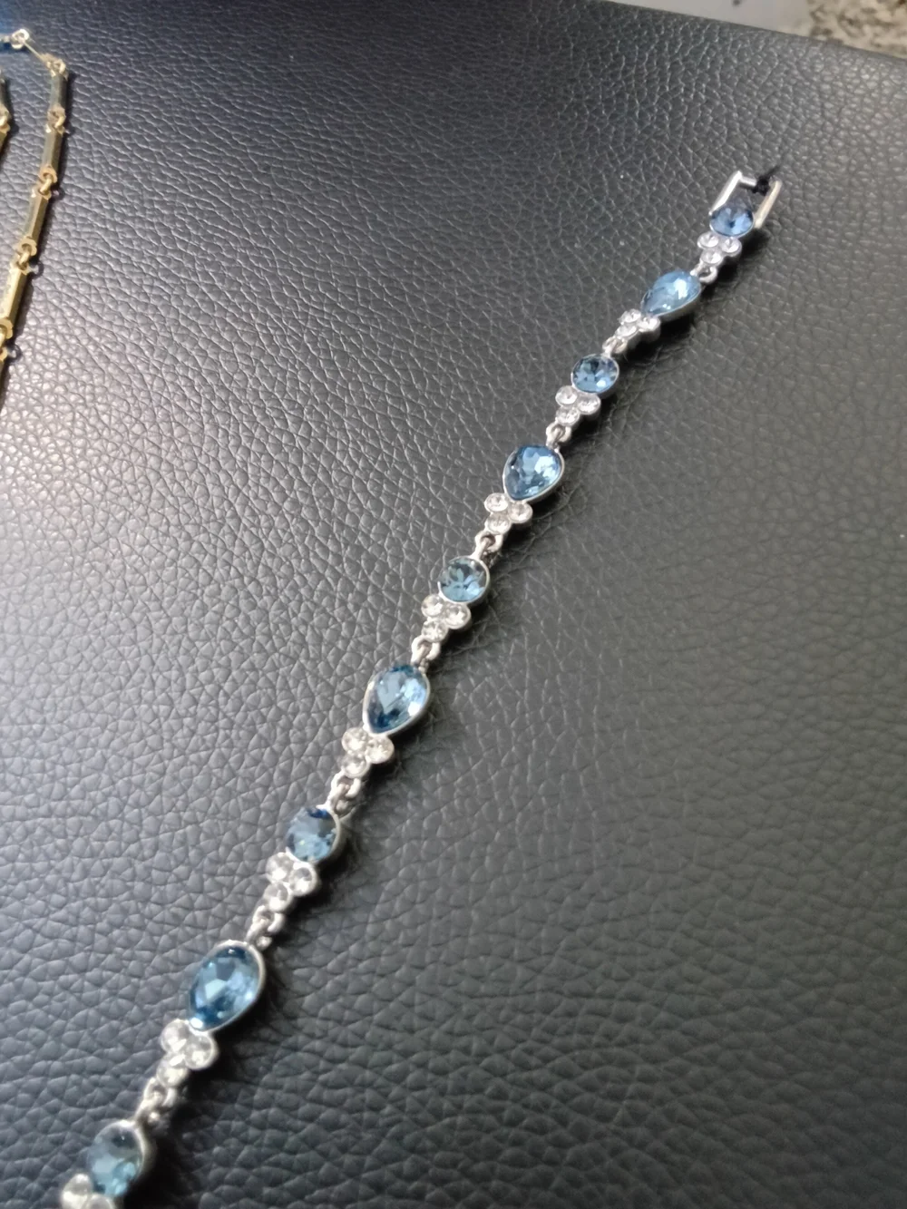 Givenchy blue crystal